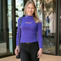 2-Piece Ribbed Shrug Gemstone Sweater -Active Aura Shop 2PieceRibbedShrugSweater 8