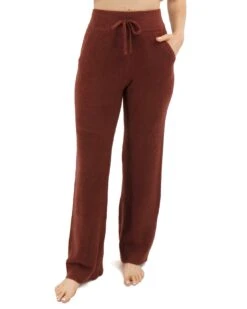Bambü Cherry Walnut Wide Leg Lounge Pants -Active Aura Shop BambuLoungePants CherryWalnut 1 1