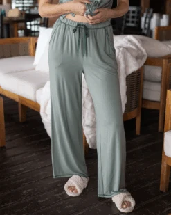 Sage Bambü PJ Set -Active Aura Shop BambuPjSet Sage 10