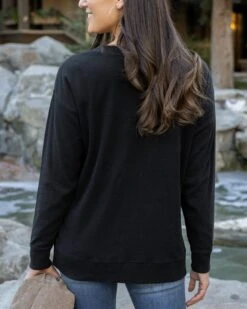 Original Essentials Black Long Sleeve Tee -Active Aura Shop Batch 1 58 copy