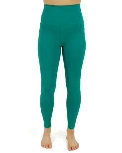 Best Squat Proof Leggings In Jungle Green -Active Aura Shop BestAthleticLeggings JungleGreen 1