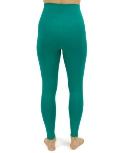 Best Squat Proof Leggings In Jungle Green -Active Aura Shop BestAthleticLeggings JungleGreen 2
