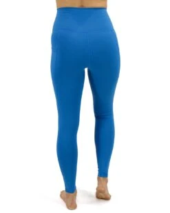 Best Squat Proof Leggings In Pacific Blue - FINAL SALE -Active Aura Shop BestAthleticLeggings PacificBlue 2