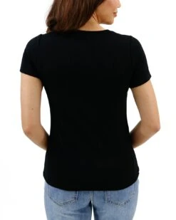 Best Fit V-Neck Tee In Black 11 Best Fit V-Neck Tee In Black -Active Aura Shop BestFitVNeckTee Black 2