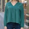 Boho Evergreen Lace Trim Top 1 Boho Evergreen Lace Trim Top -Active Aura Shop BohoLaceTrimTop Evergreen 5 fd733461 95f2 408d 8a19 e412e54abf21