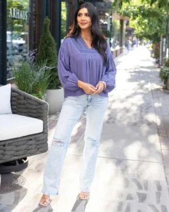 Boho Wisteria Lace Trim Top 11 Boho Wisteria Lace Trim Top -Active Aura Shop BohoLaceTrimTop Wisteria 4