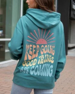 Signature Soft Spruce Oversized Hoodie 17 Signature Soft Spruce Oversized Hoodie -Active Aura Shop BoyfriendOversizedHoodie Spruce 14