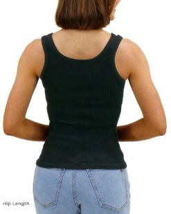 Black Brami Tank 17 Black Brami Tank -Active Aura Shop BramiTank Black Hip2