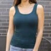 Peacock Brami Tank - FINAL SALE -Active Aura Shop BramiTank DarkGreen 3
