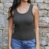 Olive Brami Tank -Active Aura Shop BramiTank Waist 2 1