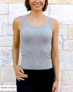 Heathered Grey Brami Tank