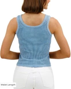 Washed Sky Brami Tank - FINAL SALE -Active Aura Shop BramiTank WashedSky Waist 2 0be84a10 2b9b 43ff b592 ab9596386201
