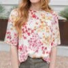 Brooklyn Flowy Floral Blouse -Active Aura Shop BrooklynFlowyFloralBlouse 12