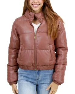 Butter Faux Leather Clay Puffer Jacket/Vest 19 Butter Faux Leather Clay Puffer Jacket/Vest -Active Aura Shop ButterFauxLeatherPufferJacketVest Clay 18 92e0cebe 2f8f 4c65 a9d3 a06a0a5900f6