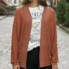 Buttery Soft Cinnamon Cocoon Cardi - FINAL SALE -Active Aura Shop ButterySoftCocoonCardi Cinnamon main