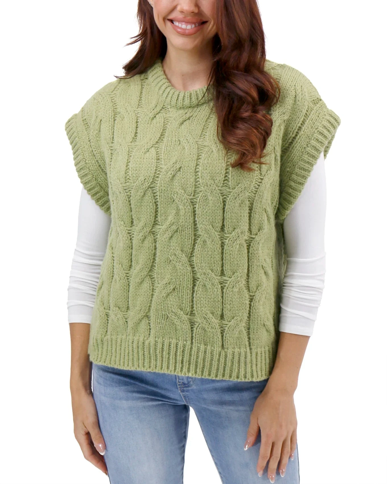 Cable Knit Ivy Sweater Vest 9 Cable Knit Ivy Sweater Vest - Image 7