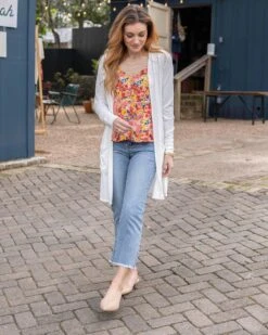 Ivory Casual Day Modal Cardigan -Active Aura Shop CasualDayModalCardigan Ivory 4