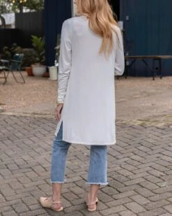 Ivory Casual Day Modal Cardigan -Active Aura Shop CasualDayModalCardigan Ivory 5