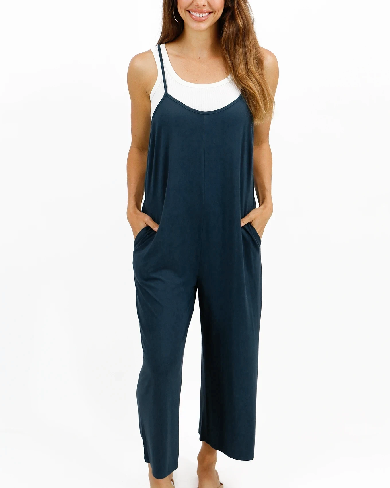 Casual Everyday Jumpsuit In Deep Sea 8 Casual Everyday Jumpsuit In Deep Sea - Image 6