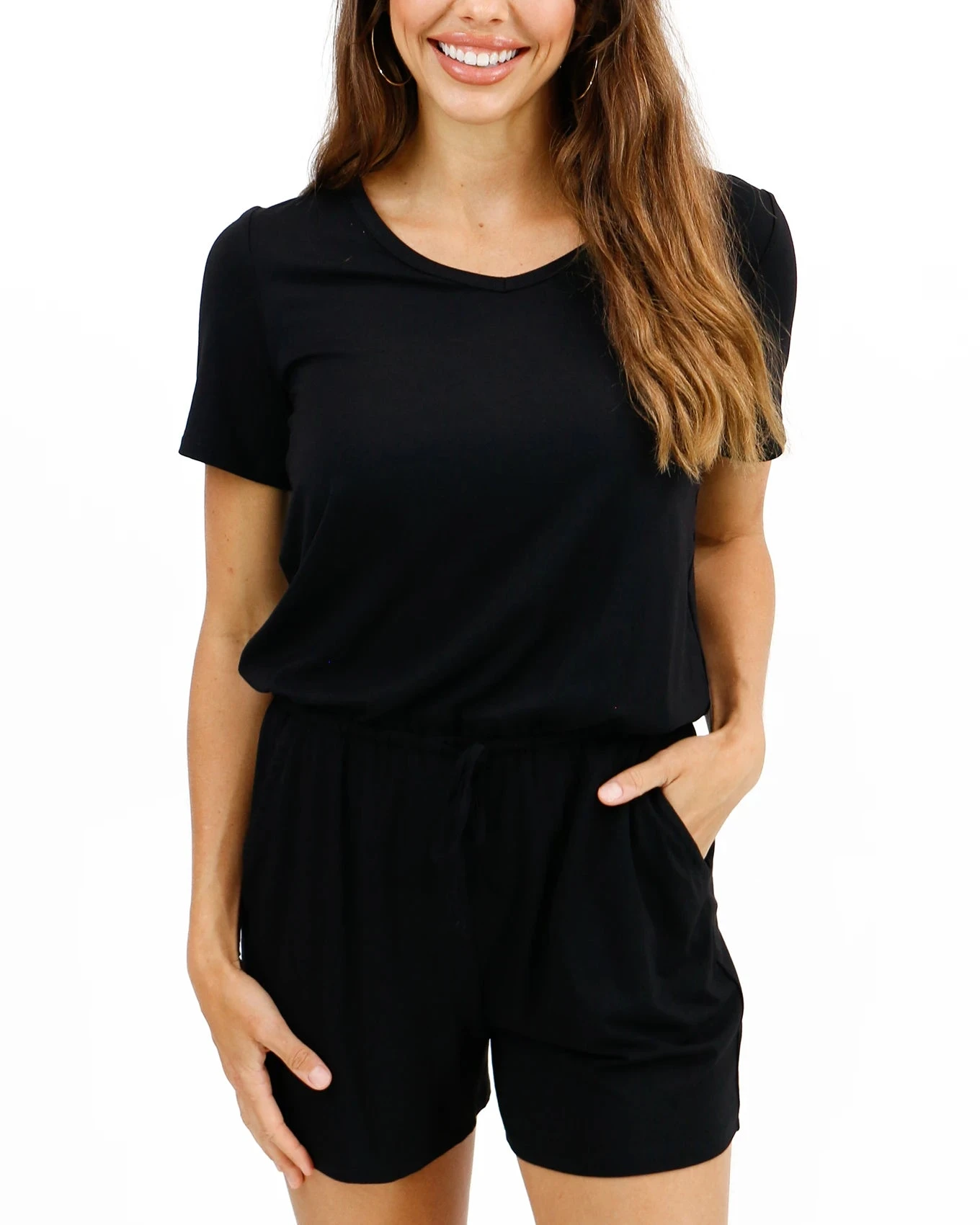 Casual Day Black Modal Romper 9 Casual Day Black Modal Romper - Image 7