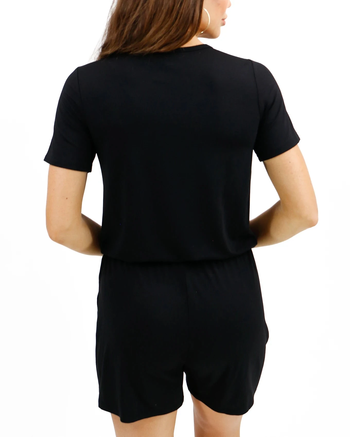 Casual Day Black Modal Romper 10 Casual Day Black Modal Romper - Image 8