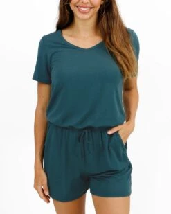 Casual Day Jasper Modal Romper 14 Casual Day Jasper Modal Romper -Active Aura Shop CasualMayModalRomper Jasper 1