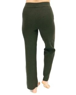 Classic & Cozy Winter Moss Ribbed Sweater Pants -Active Aura Shop ClassicCozyRibbedSweatPants WinterMoss 2