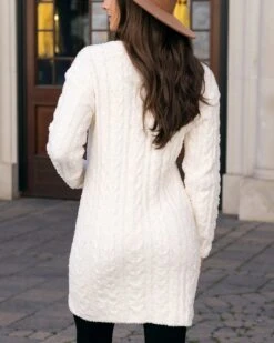 Cloud Cabled Cream Sweater Dress -Active Aura Shop CloudCabledSweaterDress 10