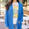 Oversized Comfy Knit Blue Cardigan -Active Aura Shop ComfyKnitCardigan Blue 10 16523a34 f6e8 4254 ad99 39444c61a6e3