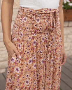 Convertible Golden Floral Dress/Skirt -Active Aura Shop ConvertibleFloralMaxiSkirt GoldenFloral 15 665c2e07 9d9b 4760 8d65 794a1d886172