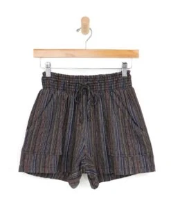 Cotton Multi Striped Shorts -Active Aura Shop CottonStripedShorts Multi