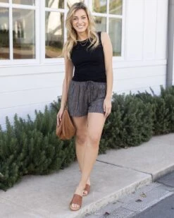 Cotton Multi Striped Shorts -Active Aura Shop CottonStripedShorts Multi 3