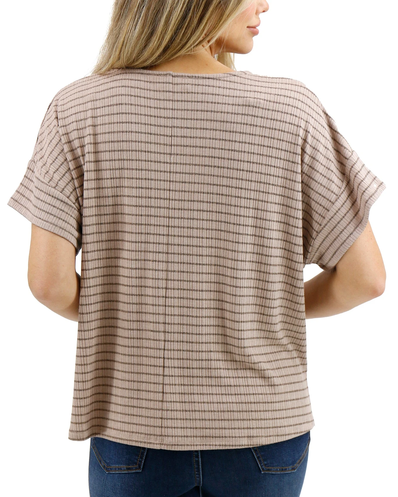 Coziest Tan And Black Stripe Dolman Lounge Top 10 Coziest Tan And Black Stripe Dolman Lounge Top - Image 9