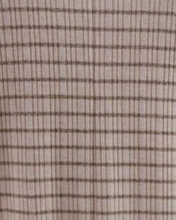 Coziest Tan And Black Stripe Wide Leg Lounge Pants -Active Aura Shop CoziestWideLegPants TanBlack 4