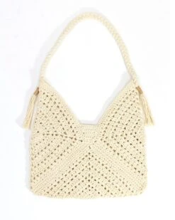 Crochet Bag In Natural -Active Aura Shop CrochetBag 11