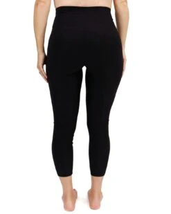 Cropped RePurposed Live-In Leggings In Black -Active Aura Shop CroppedRePurposedLiveInLeggings Black 2