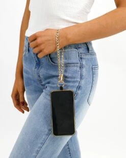 Gold Crossbody Cell Phone Chain W/ Wallet -Active Aura Shop CrossBodyCellPhoneChainWithWallet 4