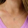 Cross Necklace In Silver -Active Aura Shop CrossNecklace Silver