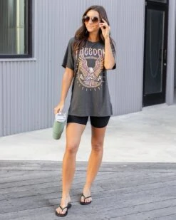 Black 7" Daily Pocket Biker Shorts -Active Aura Shop DailyPocketBikerShorts Black 7