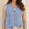 Mid-Wash Denim Vest 1 Mid-Wash Denim Vest -Active Aura Shop DenimVest 15