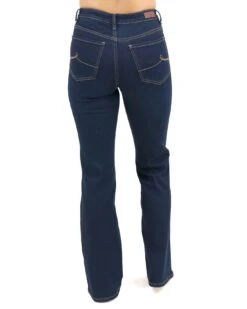 Designer Denim Dark-Wash Flare Jeans -Active Aura Shop DesignerDenimFlareJeans DarkWash 2 1