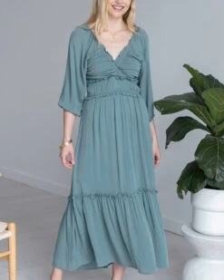 Destination Mineral Blue Maxi Dress