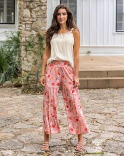 Dobby Dot Vintage Cream Lace Trim Cami - FINAL SALE -Active Aura Shop DobbyDotLaceTrimCami VintageCream 1 9780a235 884d 4e27 8770 184f4ad48007