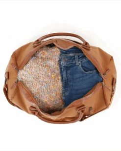 Cognac Duffle Garment Bag -Active Aura Shop DuffleGarmentBag Camel 10copy