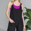 Easy Breezy Black Romper 2 Easy Breezy Black Romper -Active Aura Shop EASYBREEZYROMPER BLACK 10