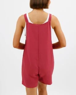 Easy Breezy Hibiscus Romper -Active Aura Shop EASYBREEZYROMPER HIBISCUS 10