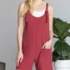 Easy Breezy Hibiscus Romper -Active Aura Shop EASYBREEZYROMPER HIBISCUS 7