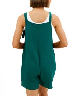 Easy Breezy Peacock Romper 17 Easy Breezy Peacock Romper -Active Aura Shop EASYBREEZYROMPER PEACOCK 5