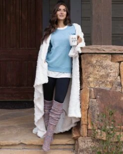 Signature Soft Embroidered Sweatshirt - FINAL SALE -Active Aura Shop EmbroideredSweatshirt CarolinaBlue 1