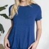 Essential Ribbed Classic Blue Relaxed Fit Tee -Active Aura Shop EssentialRibbed RelaxedFitTee ClassicBlue 5 2584d651 e11b 4c54 82df 95616df7a93d